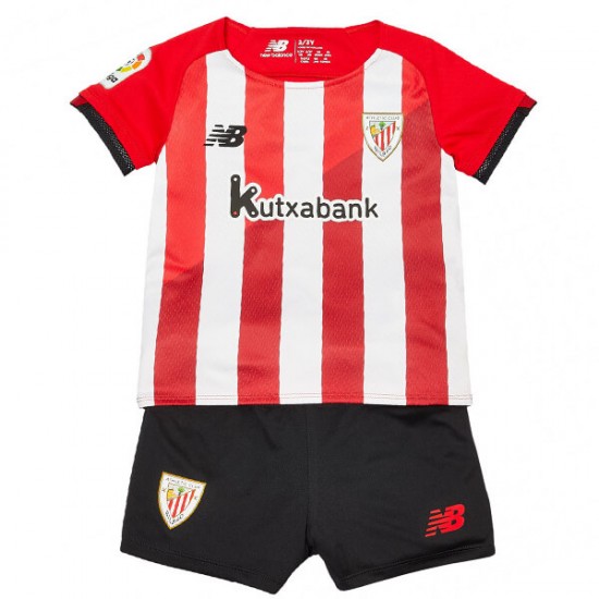 Camisola Athletic Bilbao Criança Equipamento Primeiro 2021-2022 Manga Curta